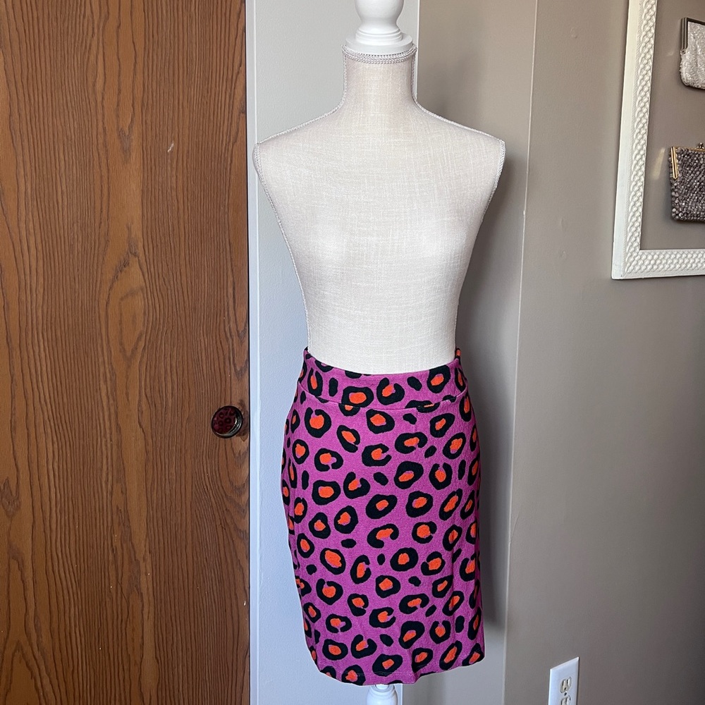 Farm Rio for Anthropologie Leopard Mini Skirt